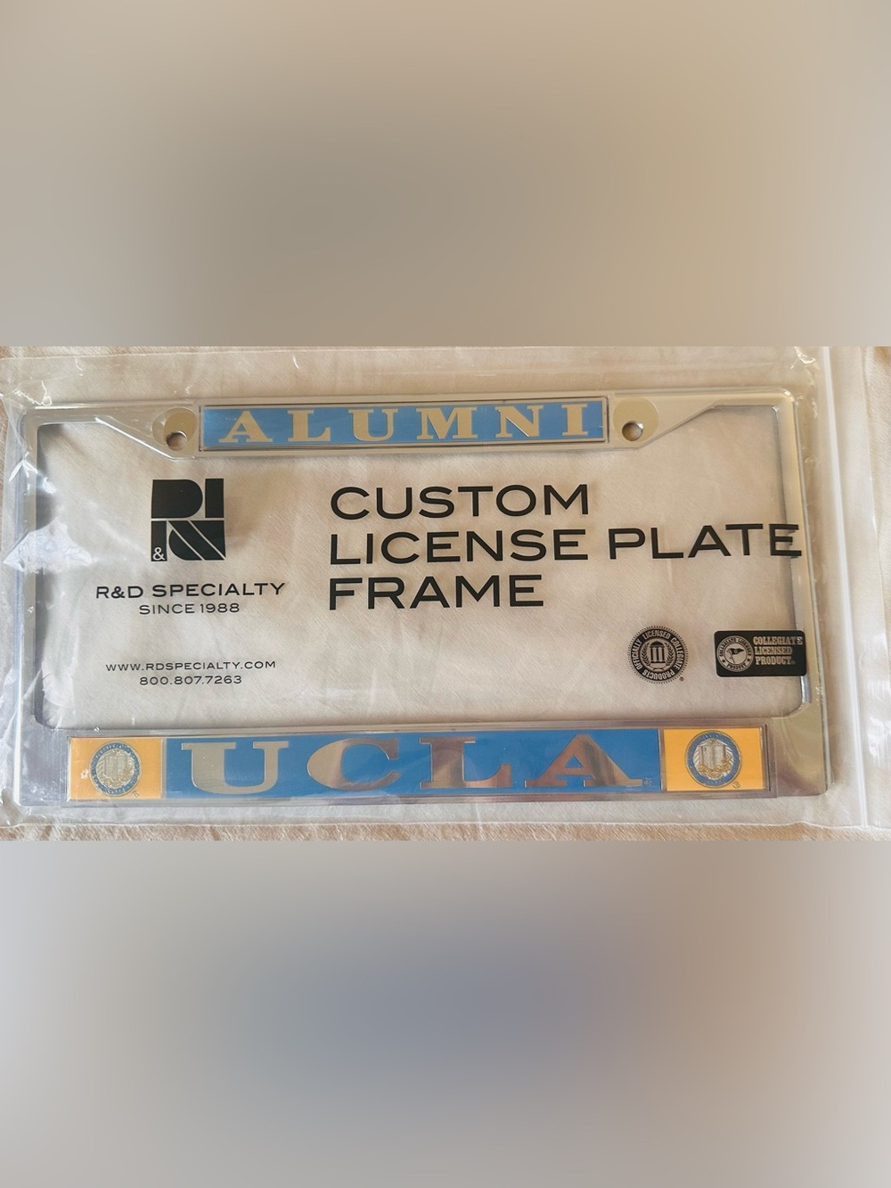 UCLA Alumni Blue and Gold License Plate Frame